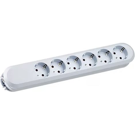 Bachmann Tischsteckdose 6f. ohne Zuleitung, ws 381.246K (1/2)