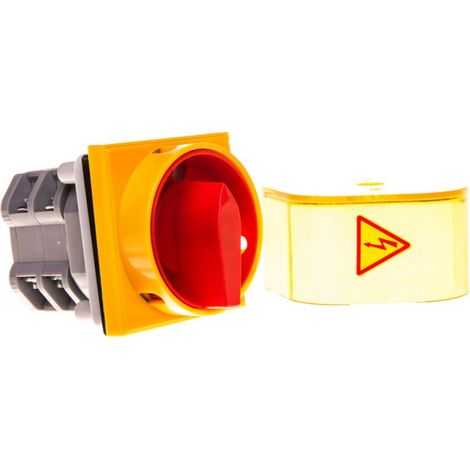 Interruptor-seccionador con frontal amarillo-rojo IP65 艁K16RGP08