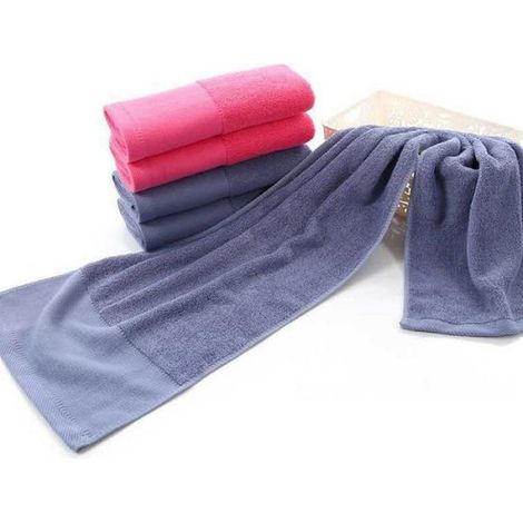 Serviette de sport, 110x32cm, coton bio, absorbante, douce (1/5)