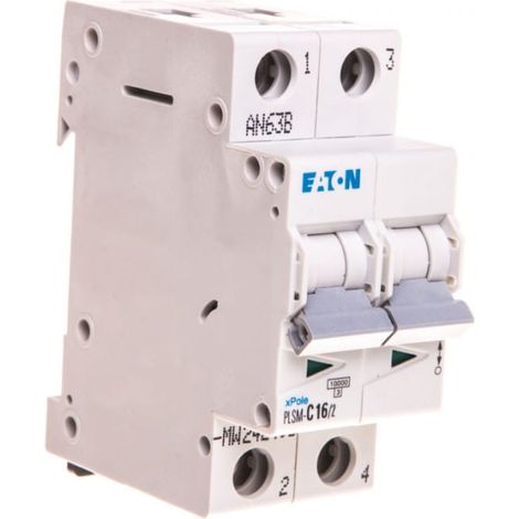 Leistungsschalter 2P C 16A 10kA AC PLSM-C16/2-MW 242405