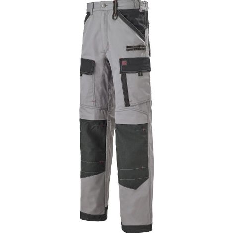 Pantalon de travail multipoches RULER WORK ATTITUDE gris/noir T3 - LAFONT - LA-1ATTUP-6-2279-3 (1/4)
