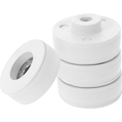 4 Stück Gewächshaus Schiebetürrollen Nylon Radrollen mit