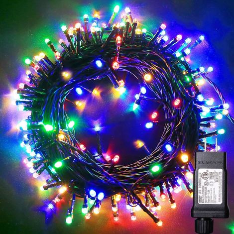Guirlande Lumineuse LED 50M, 1000 LED, 8 Modes d'Éclairage, Étanche IP55, Blanc 4000K, Télécommande Sans Fil, Intérieur/Extérieur (blanc, 1000led)