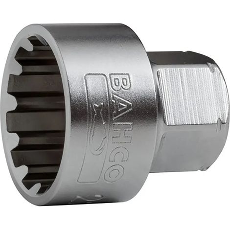 Clé à douille Bahco s19h18 design pass-thru profil cannelé