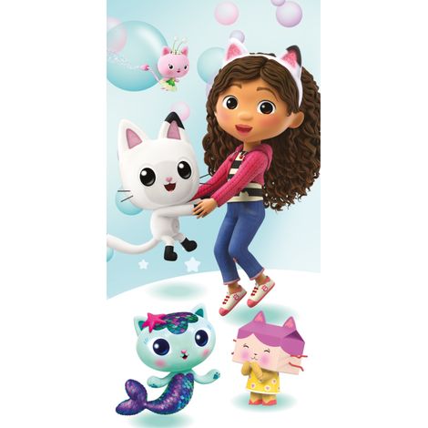 Serviette pour enfants Gabby's Dollhouse 140 cm