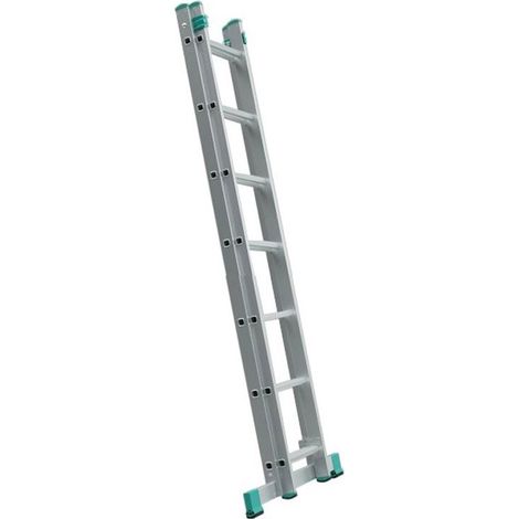 Alve – Échelle transformable 2x7 barreaux – Longueur déployée 3.14m – Charge maximale 150kg – Barreaux striés antidérapants (1/9)