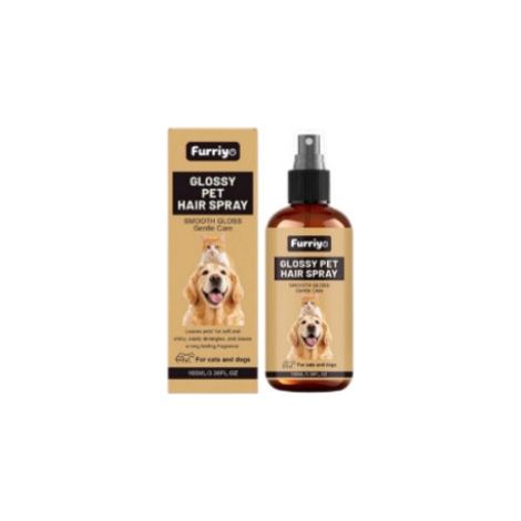 Furriyo Fellglättungsspray für Katzen und Hunde: Entwirrt, antistatisch, macht das Fell weich und verleiht Glanz, langanhaltender Duft (1/5)