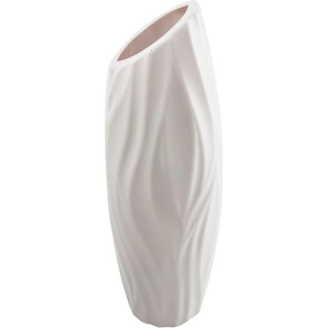 Vase Créatif Anti-Choc en Plastique Décoration Européenne Petit Vase Coloré Imitation Émaillé Gris-KZQ