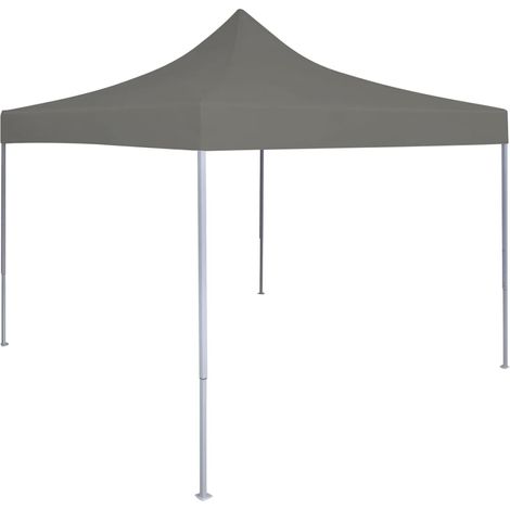 vidaXL Tente de réception escamotable 3 x 3 m Anthracite