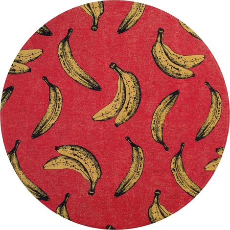 Tapis de salon Pop Collection 240x240 cm - Miami Red - Motifs audacieux pour une touche de style unique et moderne (1/3)