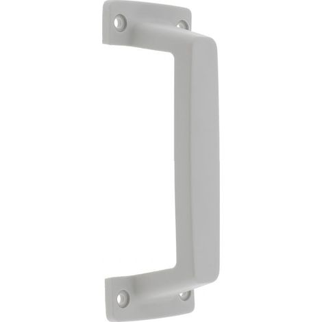 poignée de porte de garage PVC gris 46mm (1/2)