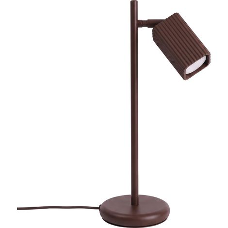Lampada da tavolo RAYO marrone alluminio 1xGU10 Sollux (1/5)