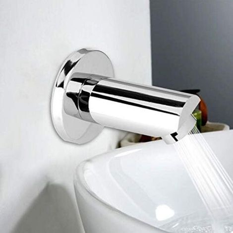 Bec de baignoire en cuivre G1/2" pour robinetterie encastrée – déverseur silencieux et élégant (1/3)