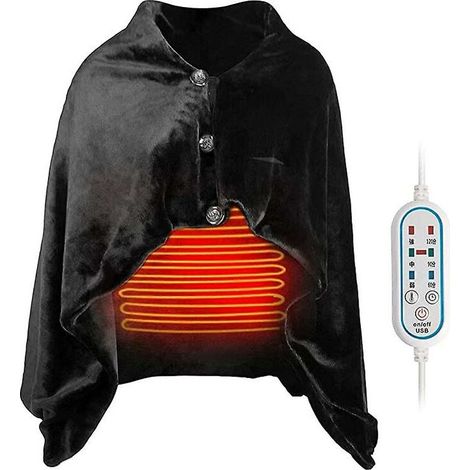 Nouveau Usb Chauffé Électrique Chauffage Châle Lap Couverture Chauffée Jeter Couverture Chaud Maison Voiture BLOW (1/3)