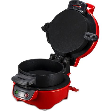 Machine à sandwich pour petit-déjeuner avec anneau de cuiseur d'œufs, facile à nettoyer, grille-pain antiadhésif pour hamburgers, omelettes, 600 W, presse à hamburger portable en acier inoxydable pour (1/4)