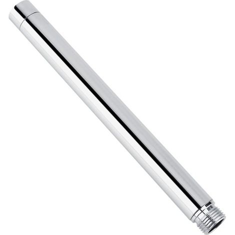 Bras de Douche Rond en Acier Inoxydable, Rallonge de Douche de 8 Pouces avec Chromage