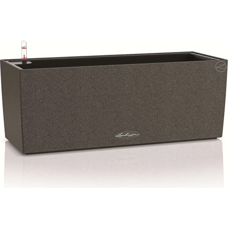 LECHUZA BALCONERA Stone 50 Komplettset graphitschwarz