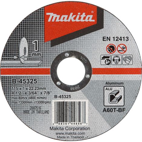 Makita Trennscheibe 115x1 mm Alu - B-45325 (1/2)
