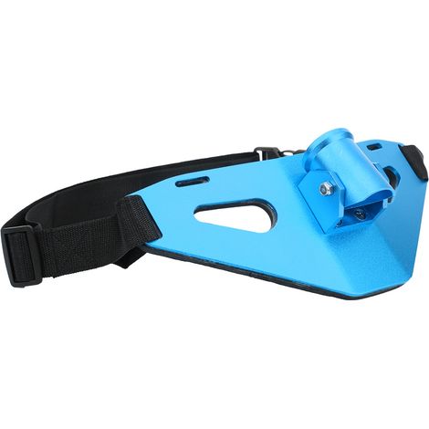 Ceinture de combat de pêche réglable en alliage d'aluminium avec support de canne à pêche rembourré et stabilisateur (bleu) (1/5)