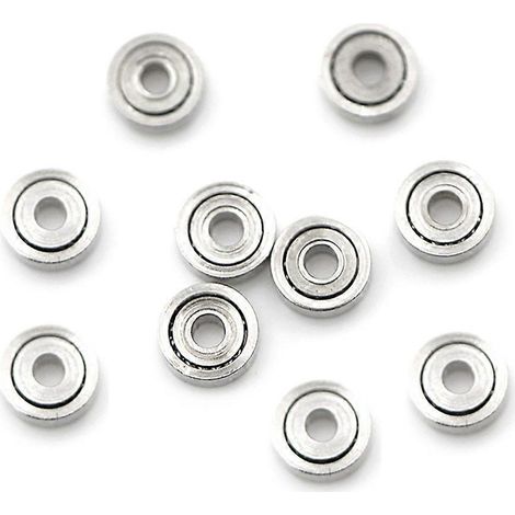 10 roulements à billes miniatures 681ZZ en métal, micro-roulements ouverts 1 x 3 x 1 mm