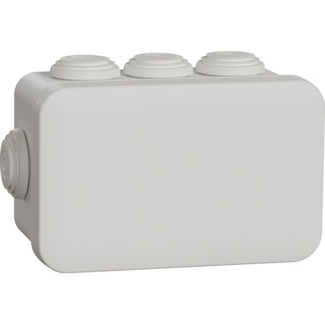 Mureva Box boite de dérivation avec embouts 105x65x55 IP55 blanc polaire SCHNEIDER IMT05023 (1/3)
