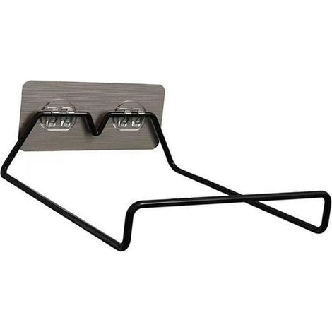 Support mural pour lavabo sans perçage, crochet de rangement pour salle de bain et cuisine