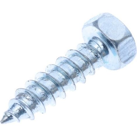 Vite autofilettante diametro3,5x13 mm testa esagonale 5,5 mm acciaio DIN7976C UNIVERSALE 7976C3513P200 (1/2)