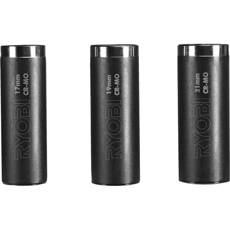 RYOBI Lot de 3 Douilles impact 1/2 carré - 5132004520 (1/3)
