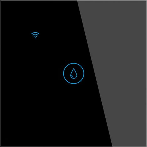 Interrupteur de Chauffe-Eau Sans Fil, Commande par App et Voix, Écran Tactile, Panneau en Verre Anti-Humidité, 20A 4000W Noir – Idéal Maison et Hôtel (1/5)