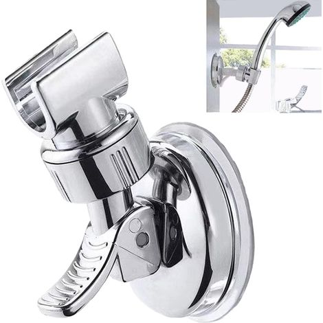 Support de pommeau de douche réglable, support de pommeau de douche amovible, support de pommeau de douche sans perage (1/5)