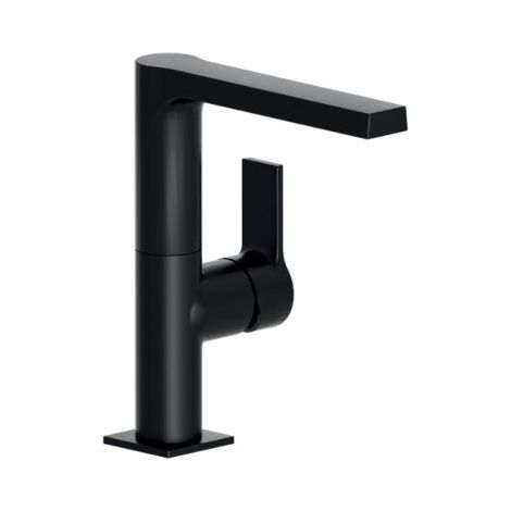 Mitigeur lavabo poignée latérale Noir Mat OMEGA - CRISTINA ONDYNA OG22813 (1/2)