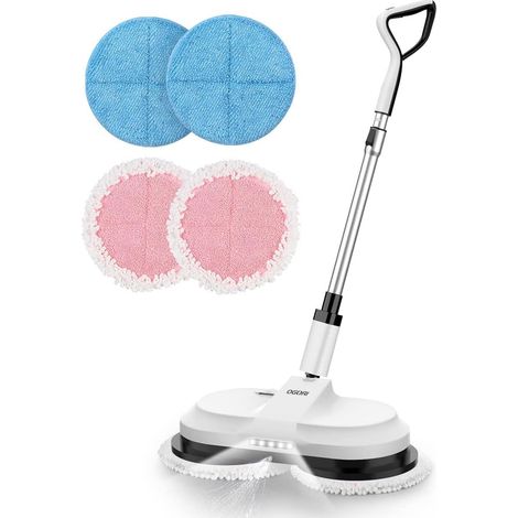 Blau + rosa, 4-teiliges elektrisches Staubsauger-Wischmopp-Set (ohne Wischmopp) (1/3)