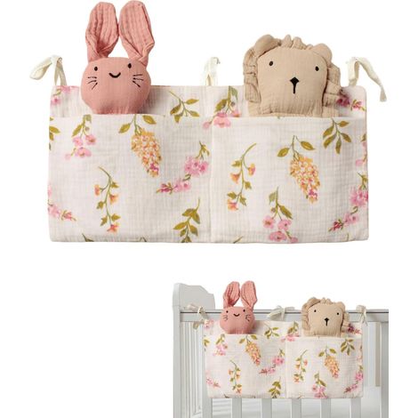 CCYKXA 1 x Aufbewahrungstasche für Babybetten, Hängeaufbewahrungstasche, Hänge-Windel-Organizer, Babybett-Organizer, Hänge-Babybett-Aufbewahrung zur Aufbewahrung von Kleidung (1/5)