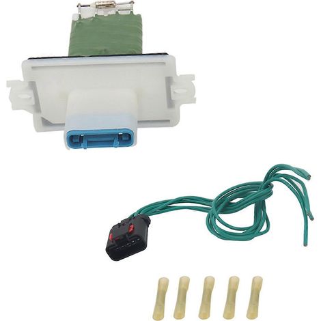 Gebläsemotorwiderstand für Klimaanlage/Heizung mit Kabelbaum 4885635AA für Aspen – Weiß & Grün