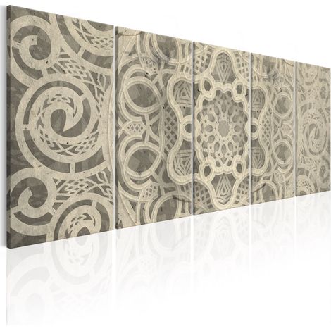 Quadro - Austere Mandala - 200x80 (1/4)
