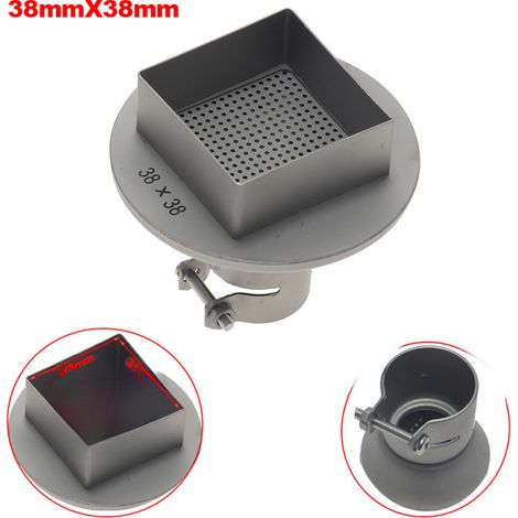850 avec buse d'air BGA à pont sud-nord pour dessoudage, buse à air chaud pour pistolet à air chaud, buse spéciale pour dessoudage (3838 mm) (1/5)