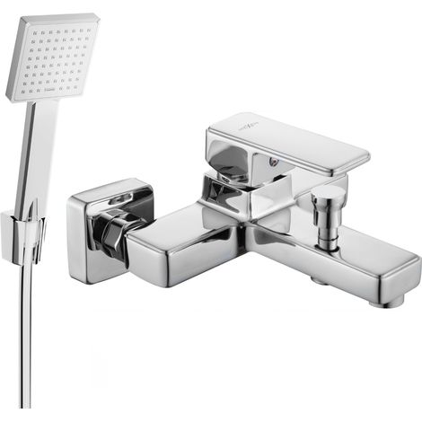 Mexen Cetus R45 rubinetto da vasca con set doccia, cromo - 74433R45-00 (1/3)