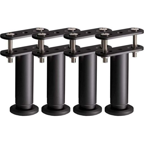 Set of 4 Adjustable Bed Support Legs for Furniture Frames, Heavy Duty Metal Support Slats (120mm - 180mm) MUMU (1/4)