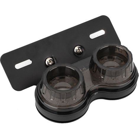 Eosnow 12v Motorcycle Round LED Brake Tail arrière lampe arrière universelle accessoire modifié (1/4)