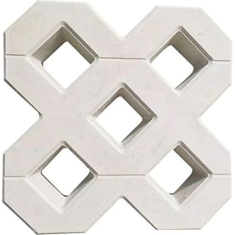 Moule A Pavé,Moule Pour Dalles En Beton Bricolage Square Garden Chemin béton plastique Brique de pavage Propylène Pavement Mold Walkway Jardin Bâtiments Accessoires Moule Beton (40X40CM) (1/5)