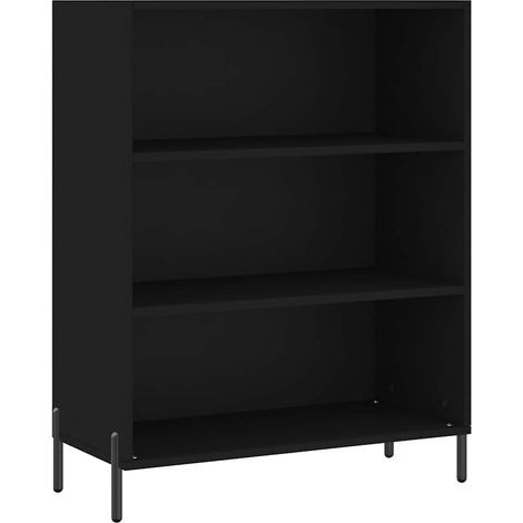Maison Exclusive - Scaffale Nero 69,5x32,5x90 cm in Legno Multistrato