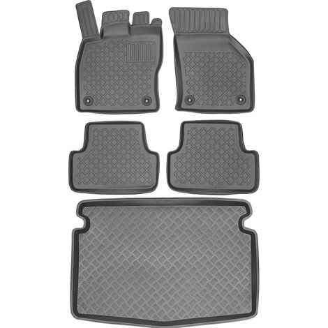 Ensemble de tapis de sol et de coffre pour Volkswagen Golf Sportsvan Minivan (2014-2020) (1/5)