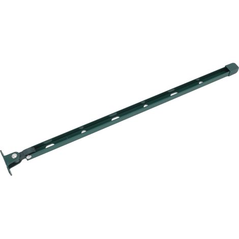 Kit de barre d'ouverture manuelle robuste en aluminium pour fenêtre de serre et aération de toit, avec 6 vis, 39 cm (15,35 po), vert. (1/5)