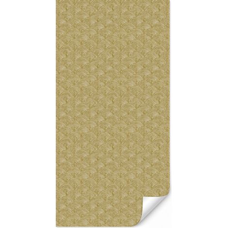 Carta da Parati Ventaglio - Geometrico - Verde 100x200 cm (1/5)