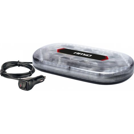Haz de luz LED de advertencia de 33 cm, homologación magnética R65 R10 12-24V amio-03336 (1/5)