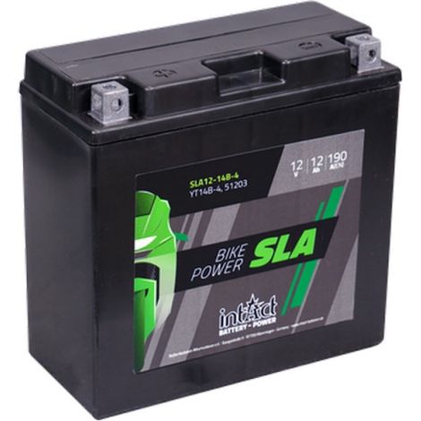 Batterie moto POWER Bike AGM YT14B-BS 12v 12ah 190A SLA