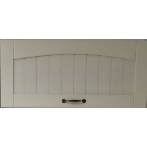 Porte De Cuisine Nature Blanche H35xl80 Cm Gd Menuiseries (1/2)