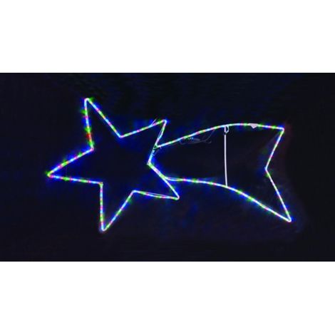 Cometa tubo led 160x78 cm 90 luci