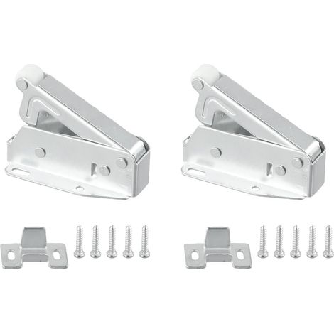 Lot de 2 loquets de porte pour armoires et greniers (1/5)