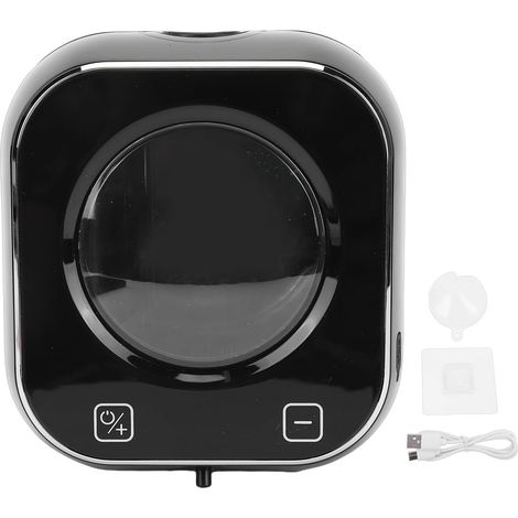 Automatic Wall-Mounted Foam Soap Dispenser with Sensor (Black) (1/5)